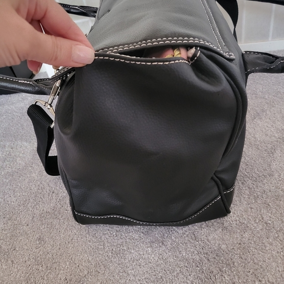 Victoria's Secret Black Leather Bag - Picture 4 of 11